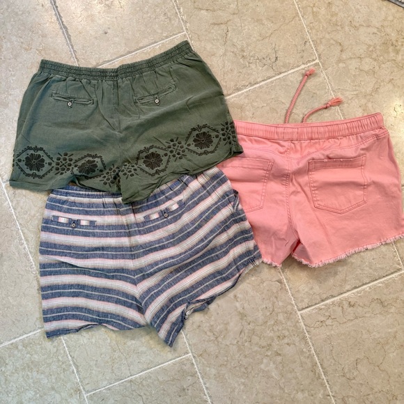 Anthropologie Green and Pink Shorts - Picture 8 of 8